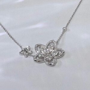 Twin Flowers Pendant